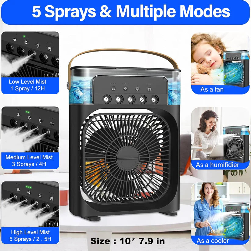 Mist cooler for kitchen office shop