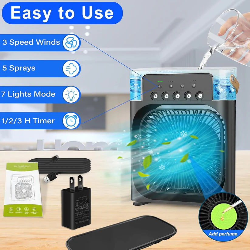 Mist cooler for kitchen office shop