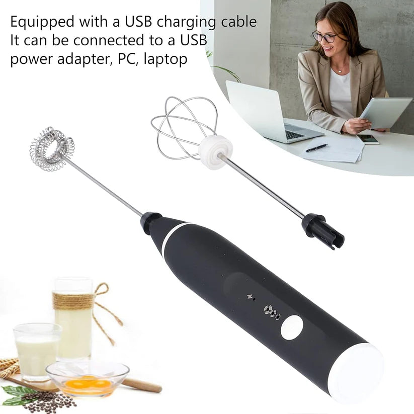 Electric Rechargeable Frother for Coffee