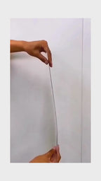 Oval Adhesive Wall Mirror Sticker – 30x20 cm Acrylic, Unbreakable